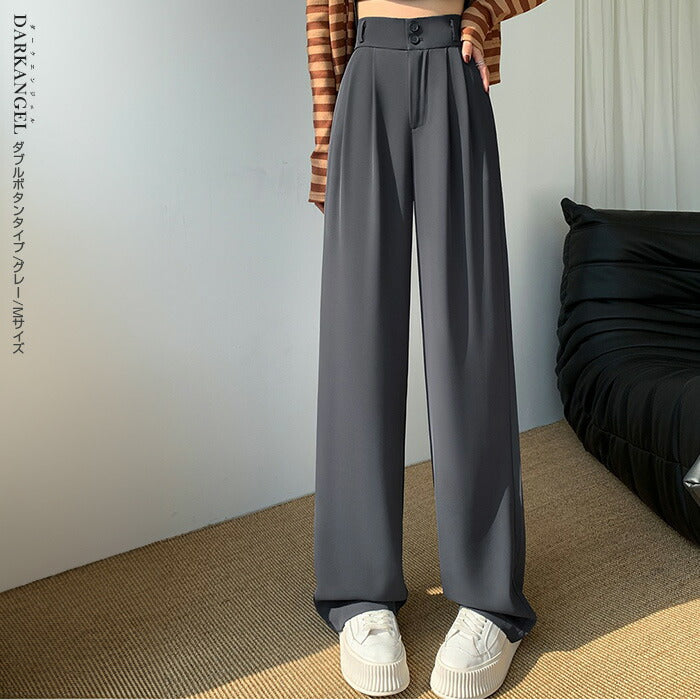 05size | サイドリボンタックワイドパンツ