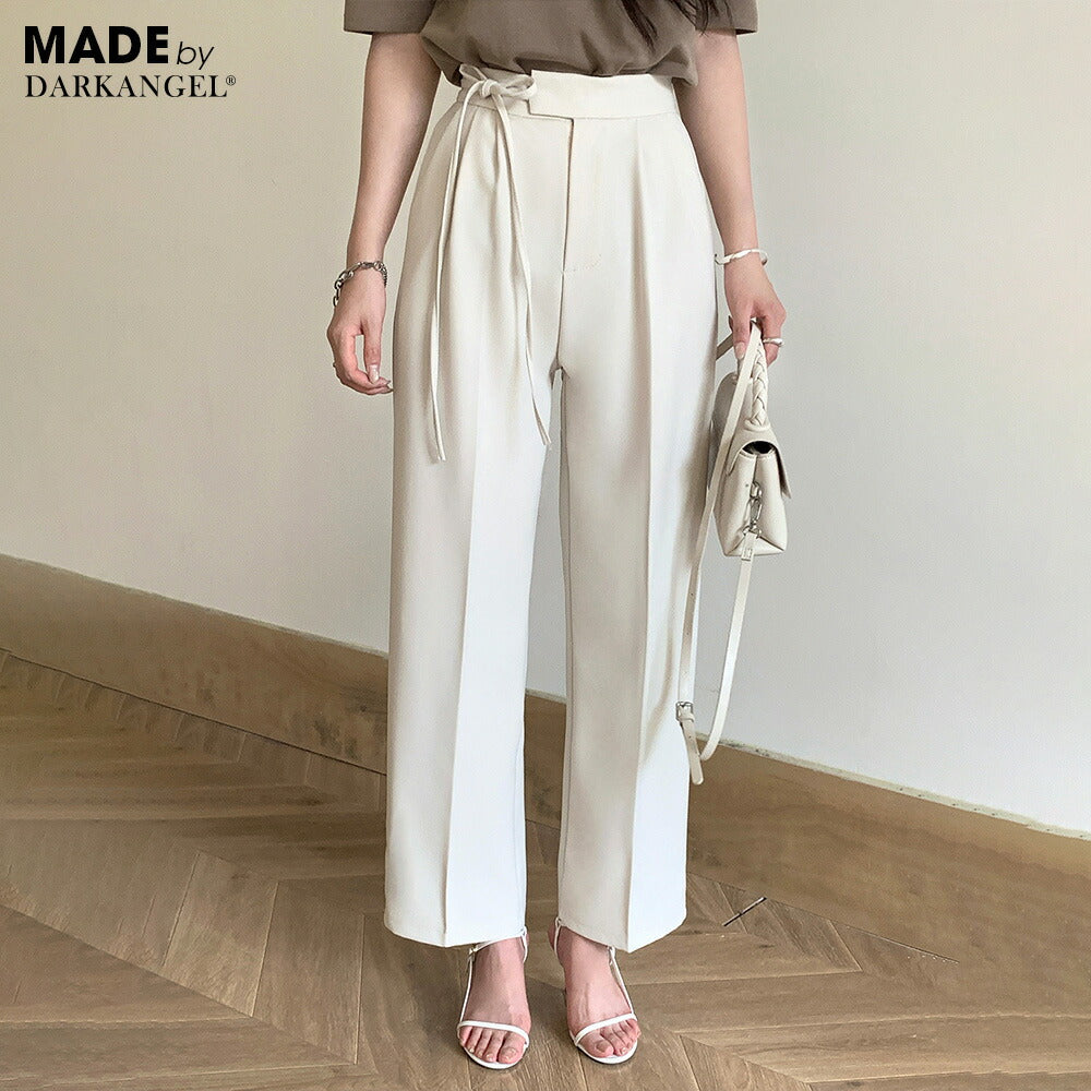 05size | サイドリボンタックワイドパンツ