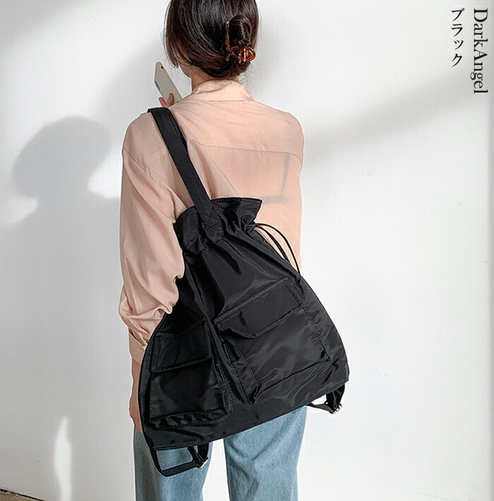 2way撥水巾着トートバッグ