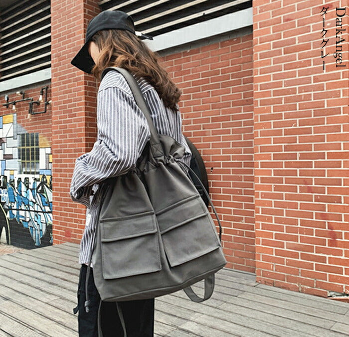 2way撥水巾着トートバッグ