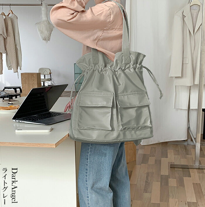 2way撥水巾着トートバッグ