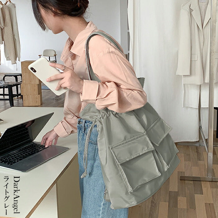 2way撥水巾着トートバッグ