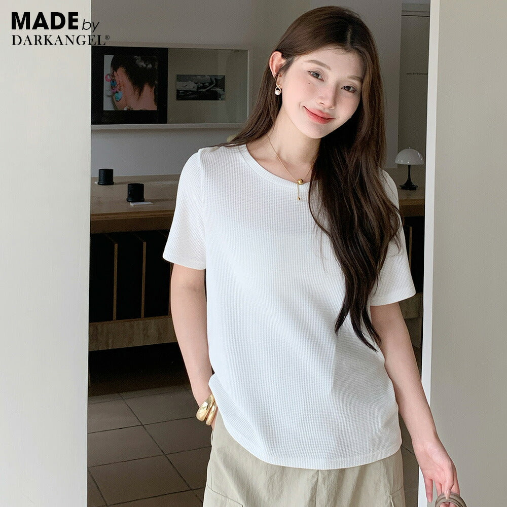 美ゆるボーダーカットソー