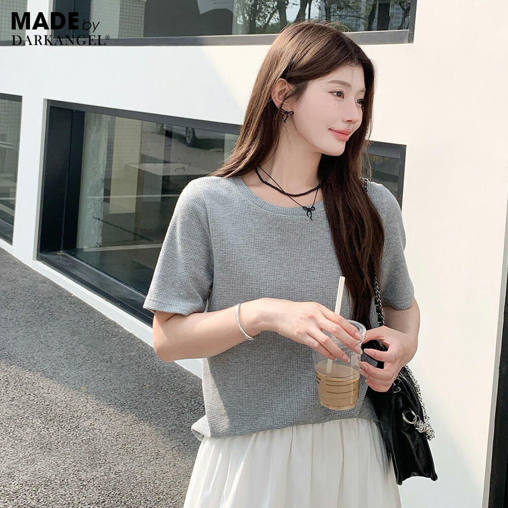 美ゆるボーダーカットソー