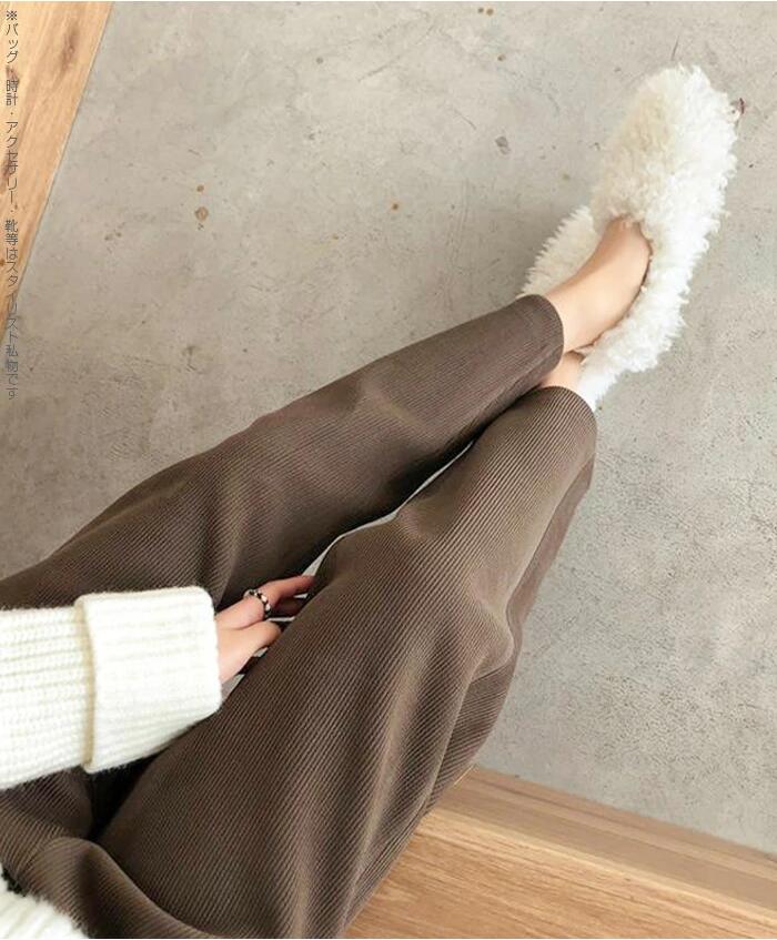 選べる2タイプ ジョガーパンツ|裏起毛×ピンタックで美脚&暖かイージーパンツ