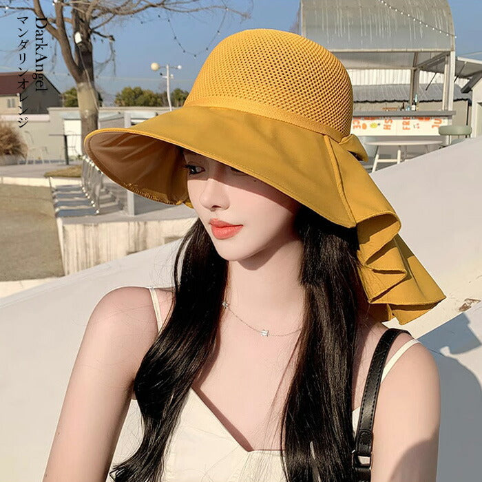 ドレープリボンハット