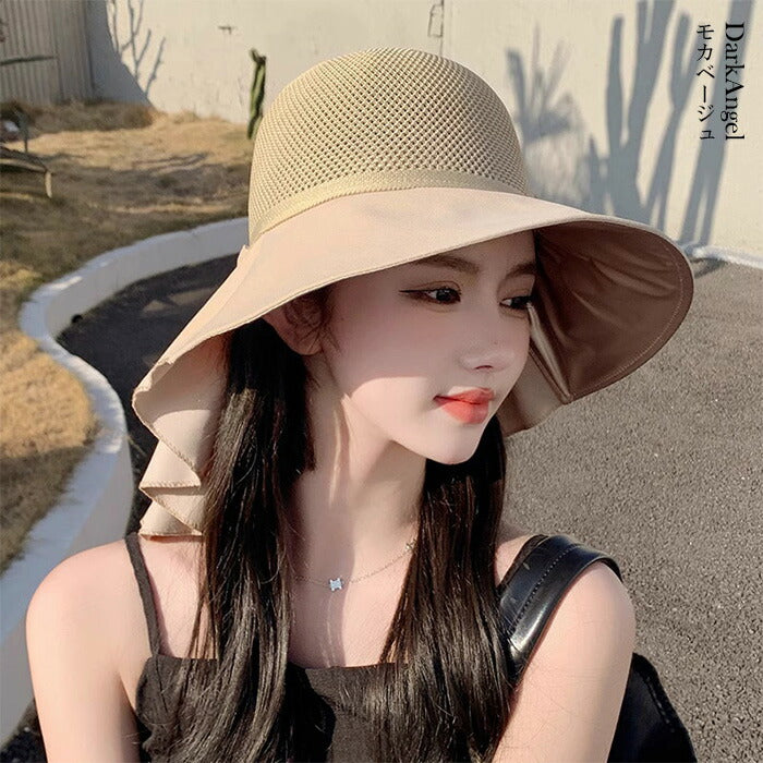 ドレープリボンハット