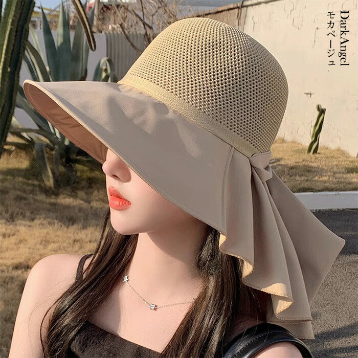 ドレープリボンハット