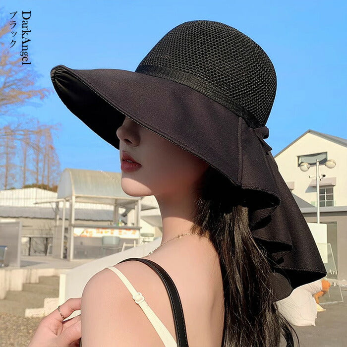 ドレープリボンハット