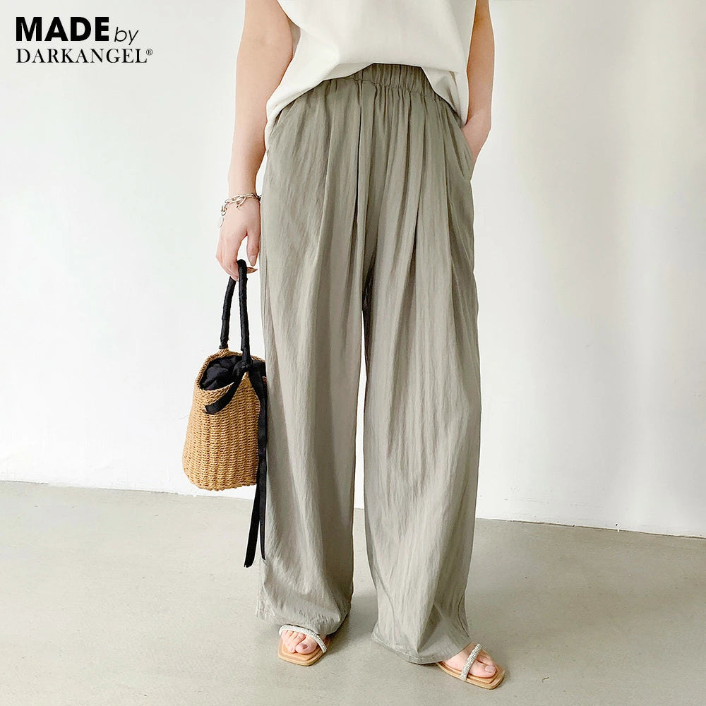 04size| 03type | 速乾 | 選べる3つの素材裏起毛/涼感ワイドパンツ