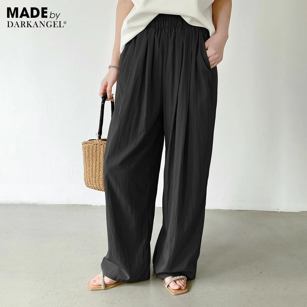 04size| 03type | 速乾 | 選べる3つの素材裏起毛/涼感ワイドパンツ