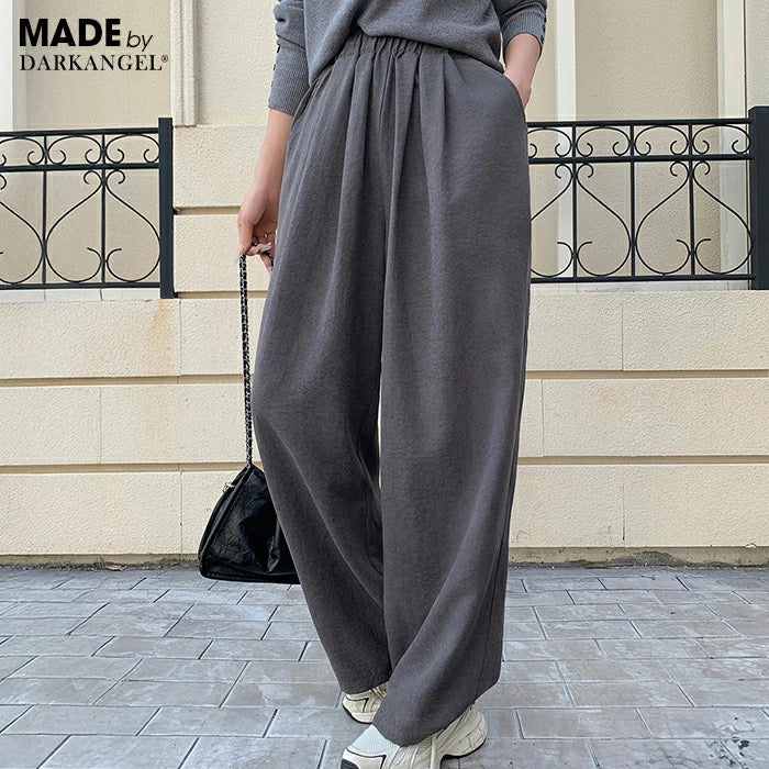 04size| 03type | 速乾 | 選べる3つの素材裏起毛/涼感ワイドパンツ