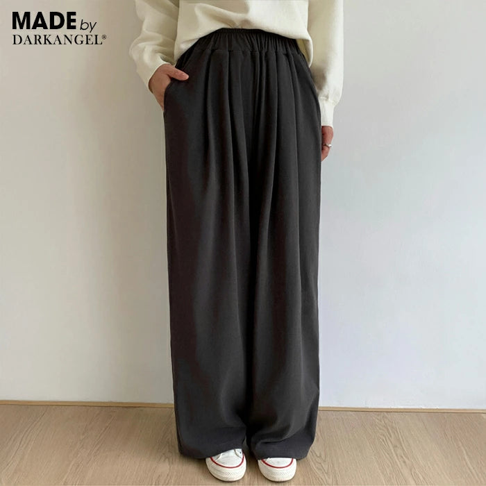 04size| 03type | 速乾 | 選べる3つの素材裏起毛/涼感ワイドパンツ