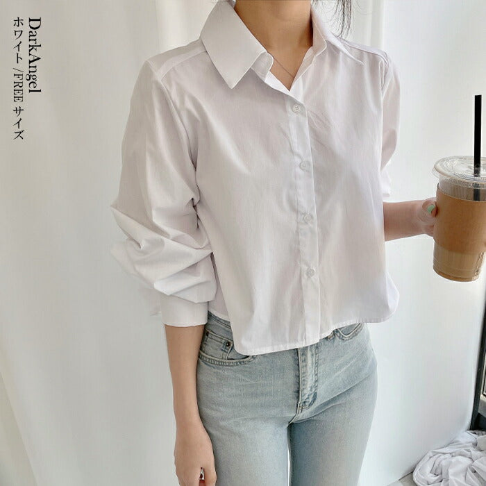 バックタックブラウス