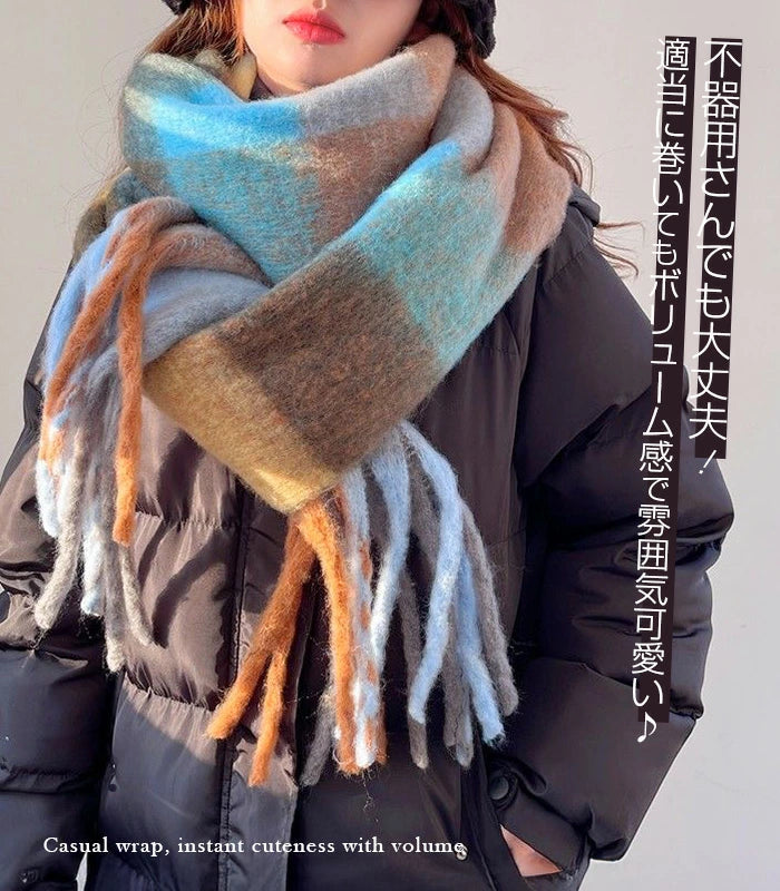 06color | FREEサイズ | たっぷりボリュームマフラー