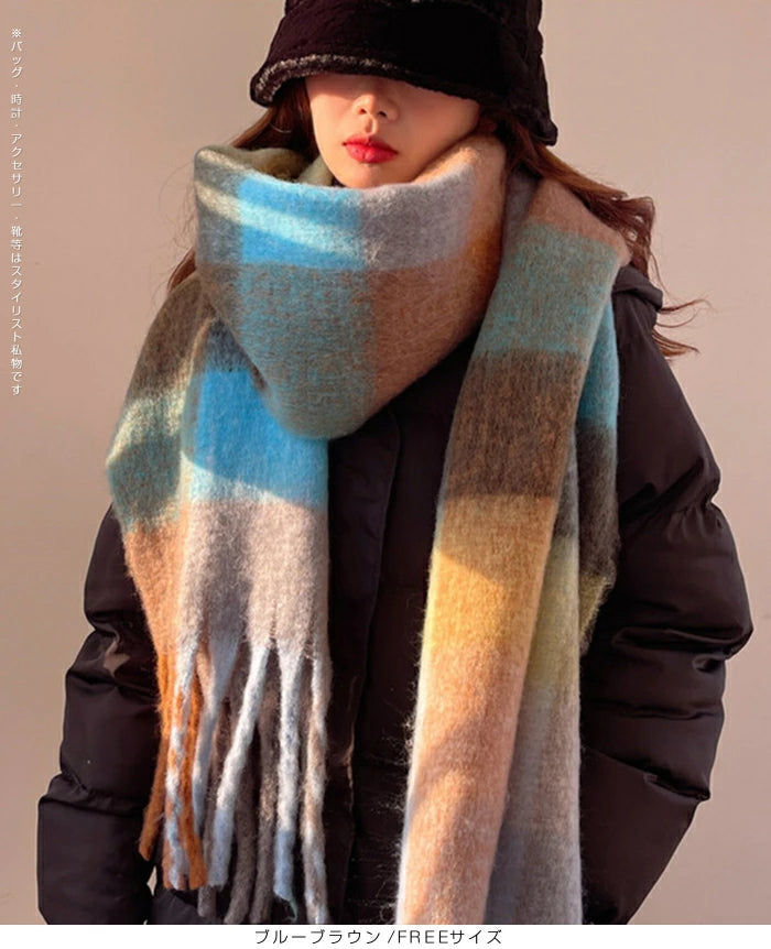 06color | FREEサイズ | たっぷりボリュームマフラー