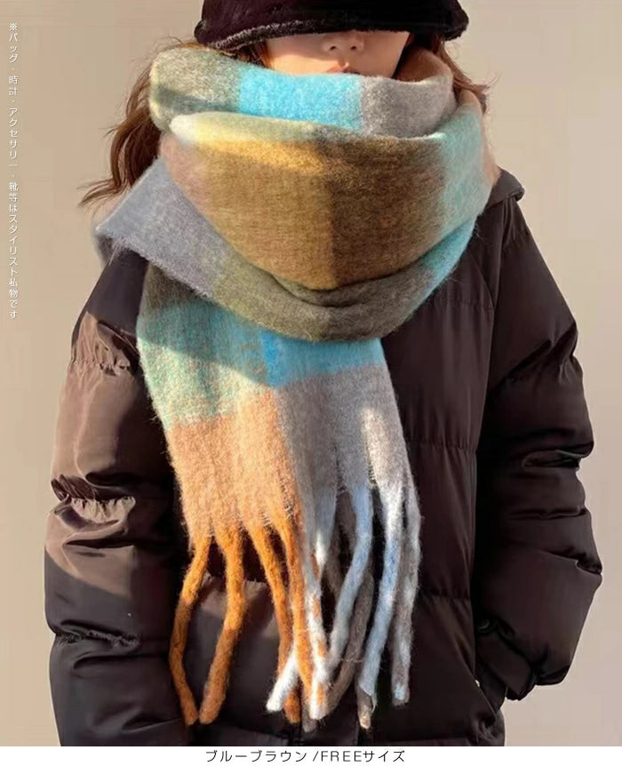 06color | FREEサイズ | たっぷりボリュームマフラー