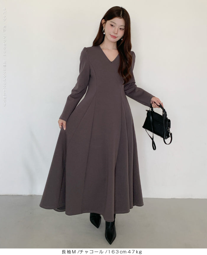 ウエストタックワンピース