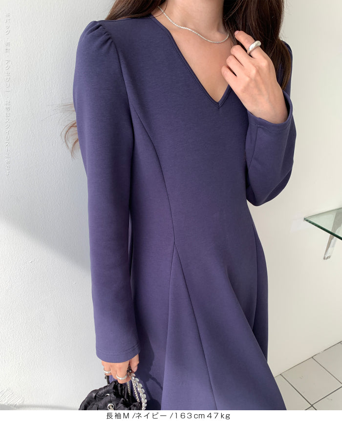 ウエストタックワンピース