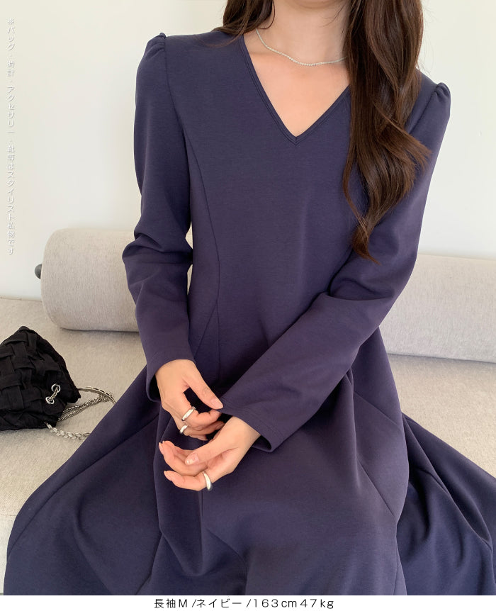 ウエストタックワンピース