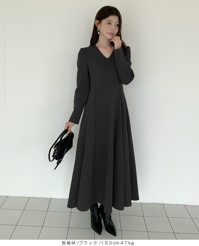 ウエストタックワンピース