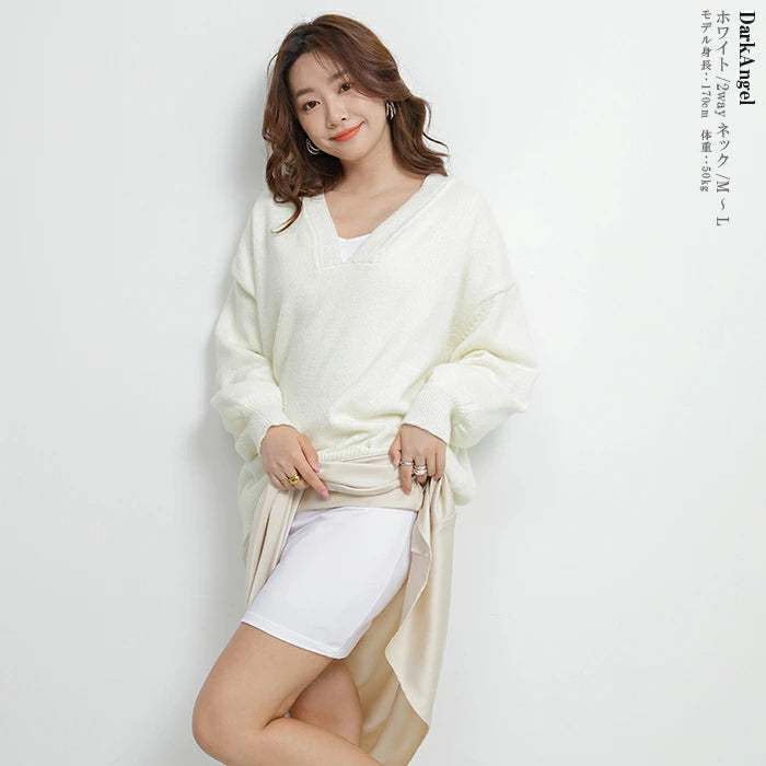 裏起毛インナーロング丈ワンピース