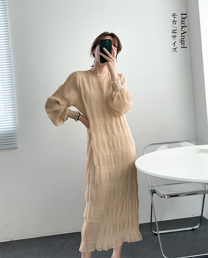 シフォンワンピース