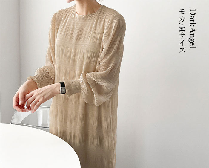 シフォンワンピース