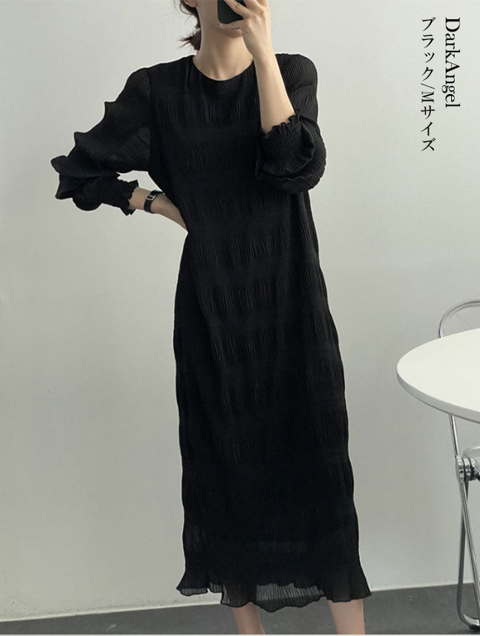 シフォンワンピース