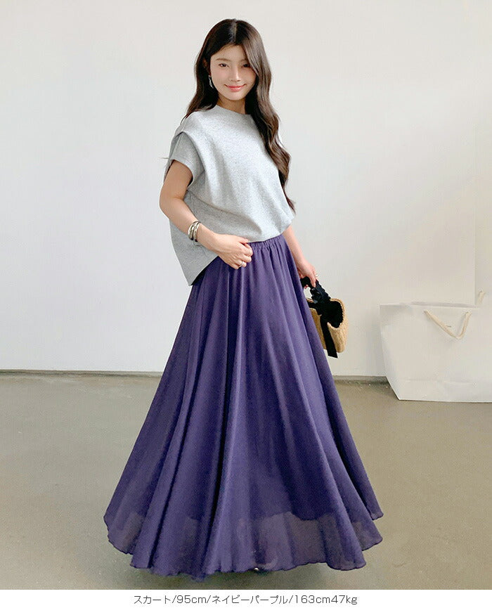 リネンワイドパンツ&スカート