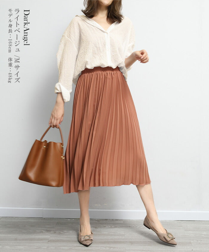 リネンタッチシャツブラウス