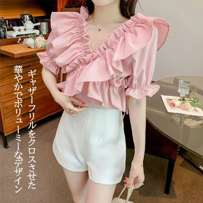 マルチwayフリルブラウス