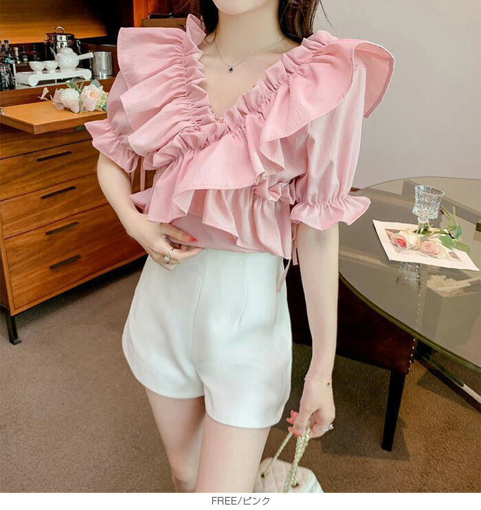 マルチwayフリルブラウス