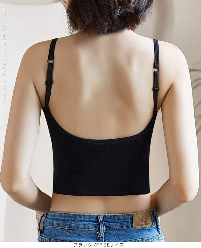 バックオープンキャミソール
