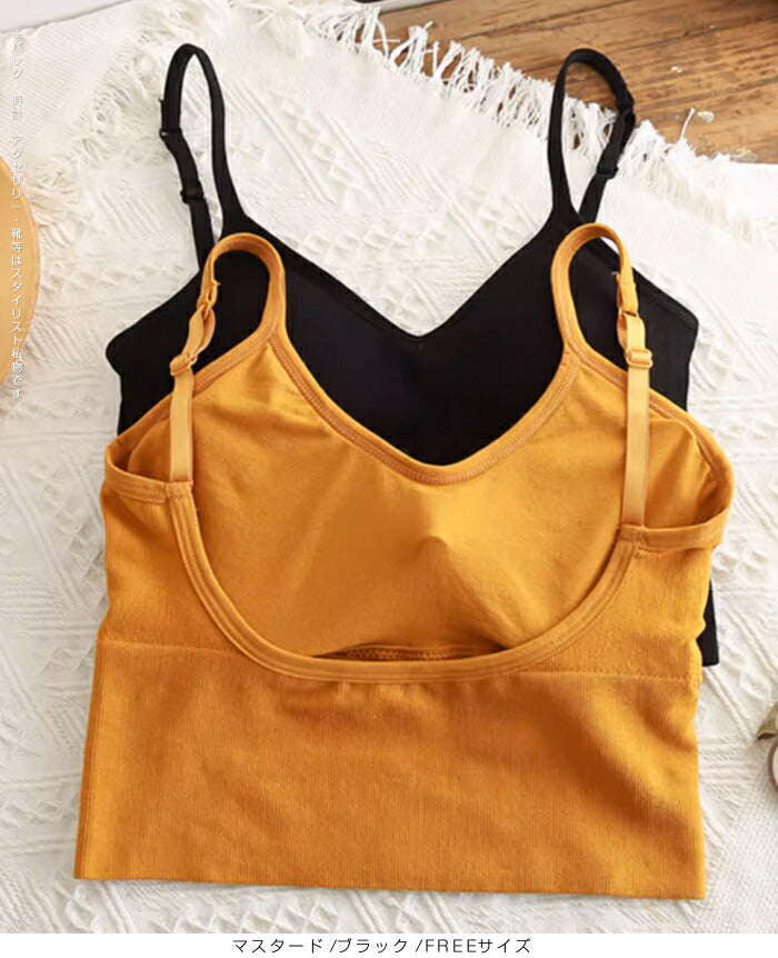 バックオープンキャミソール