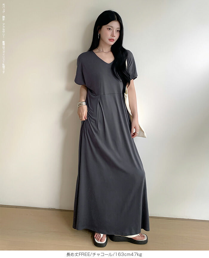 ウエストタックワンピース