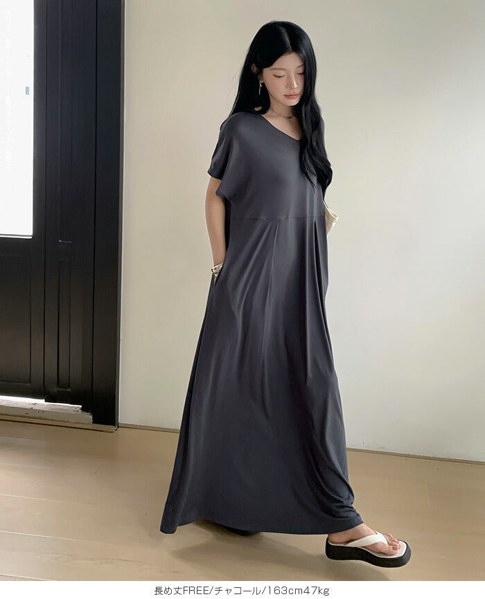 ウエストタックワンピース