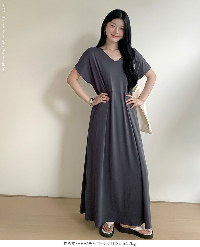 ウエストタックワンピース