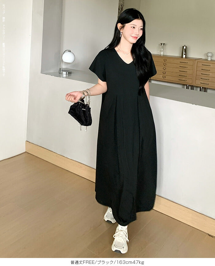 ウエストタックワンピース