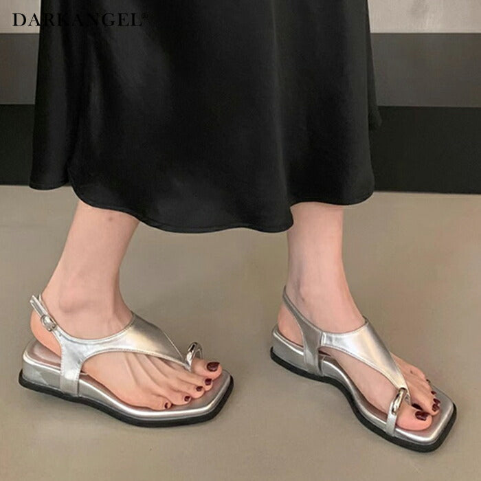 メタルハートビーチサンダル