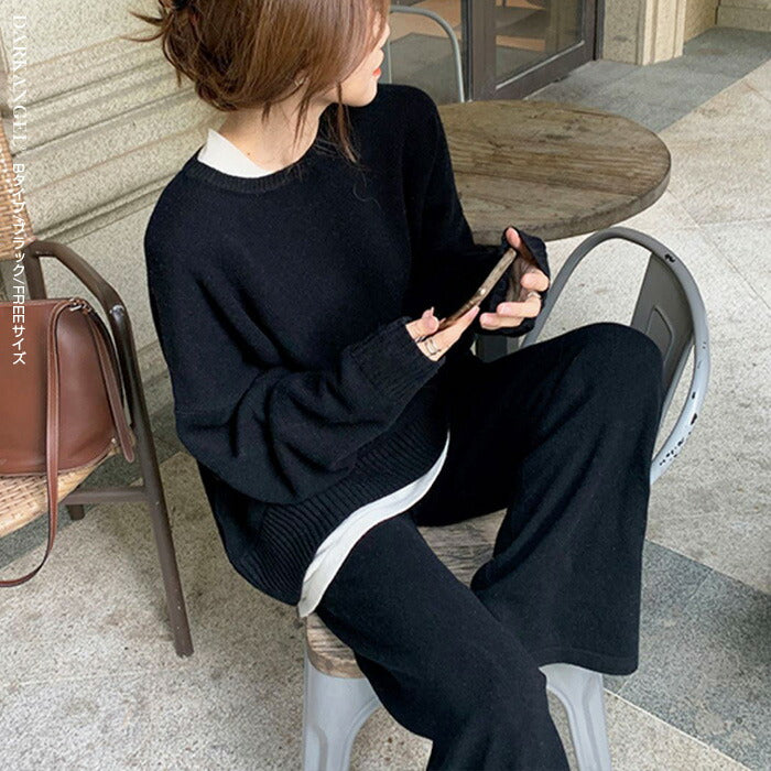 レイヤード風セットアップ