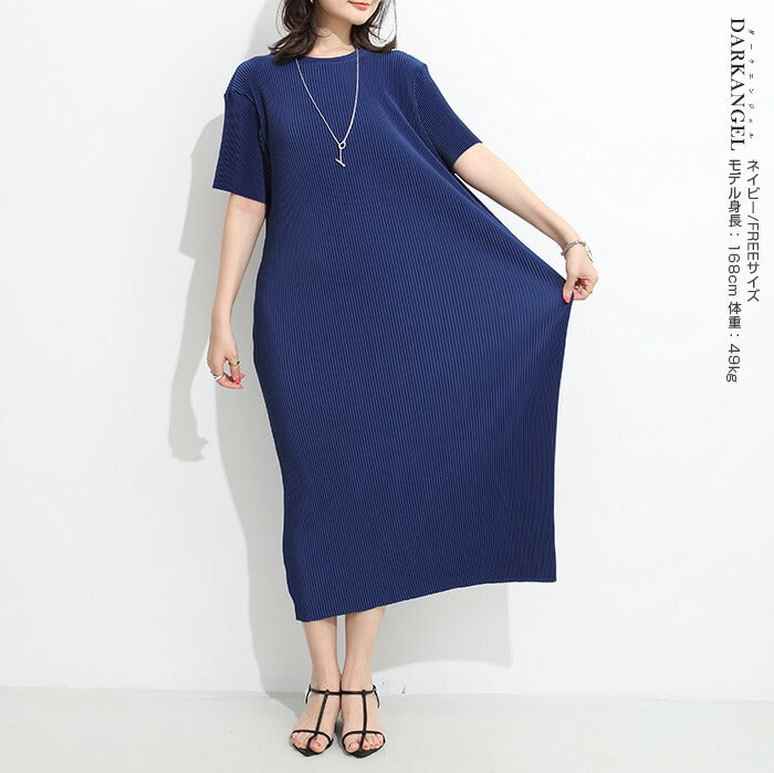 プリーツワンピース