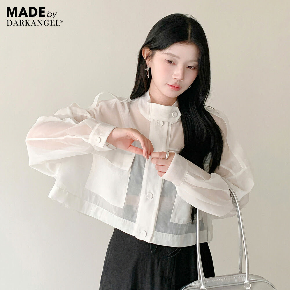 シアーショートブルゾン