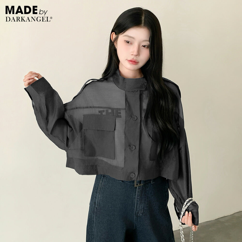 シアーショートブルゾン