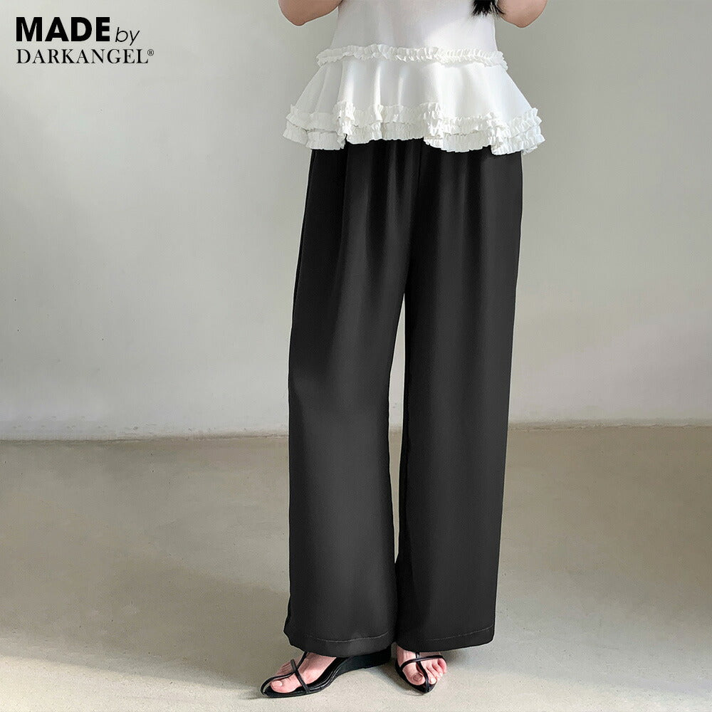 05color | 02type | サテンイージーワイドパンツ