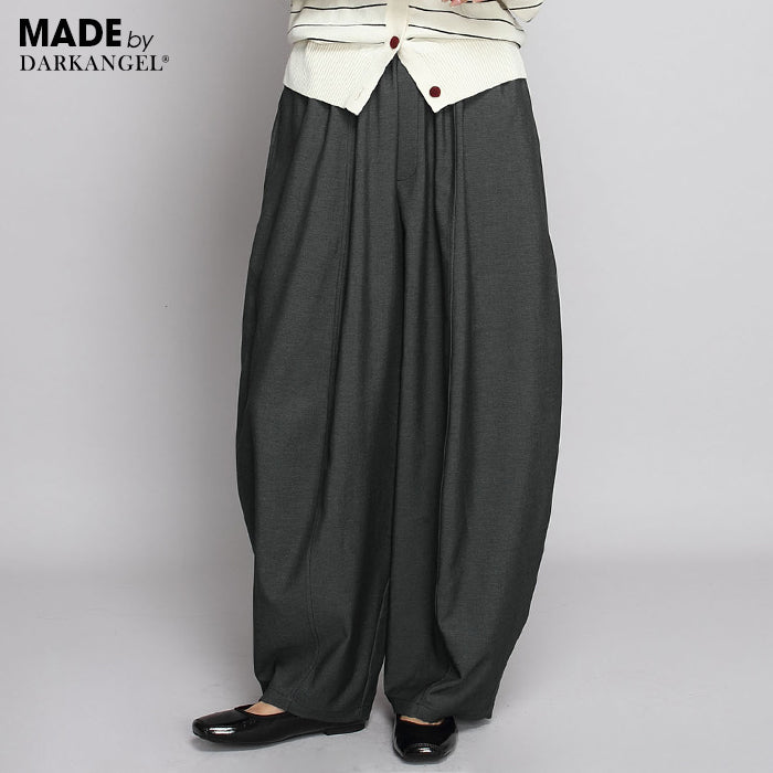 デニム風イージーコクーンパンツ