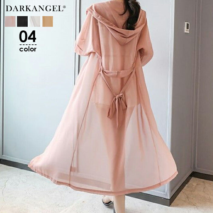 シアーロングカーディガン