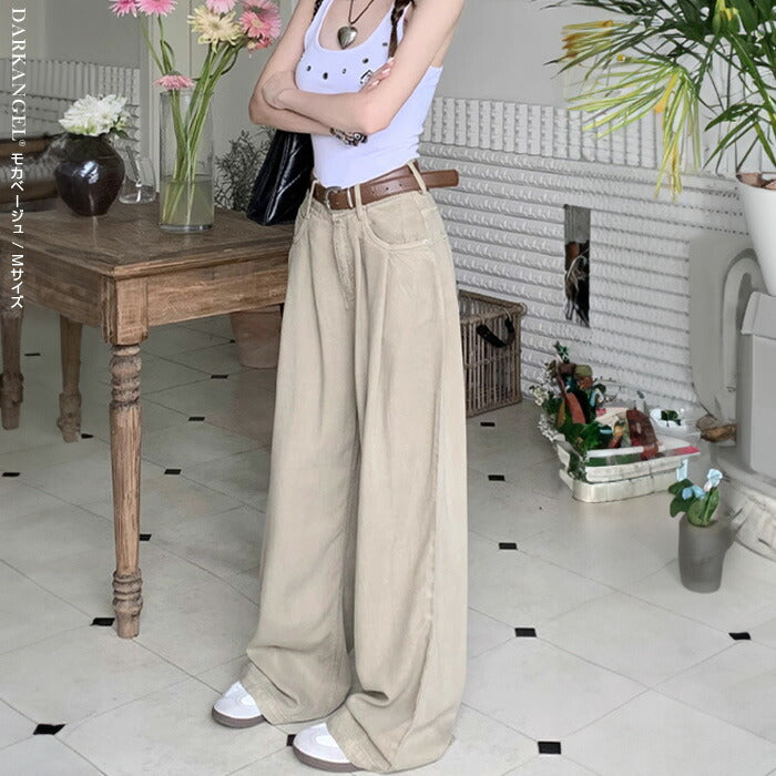 選べる着丈ワイドパンツ