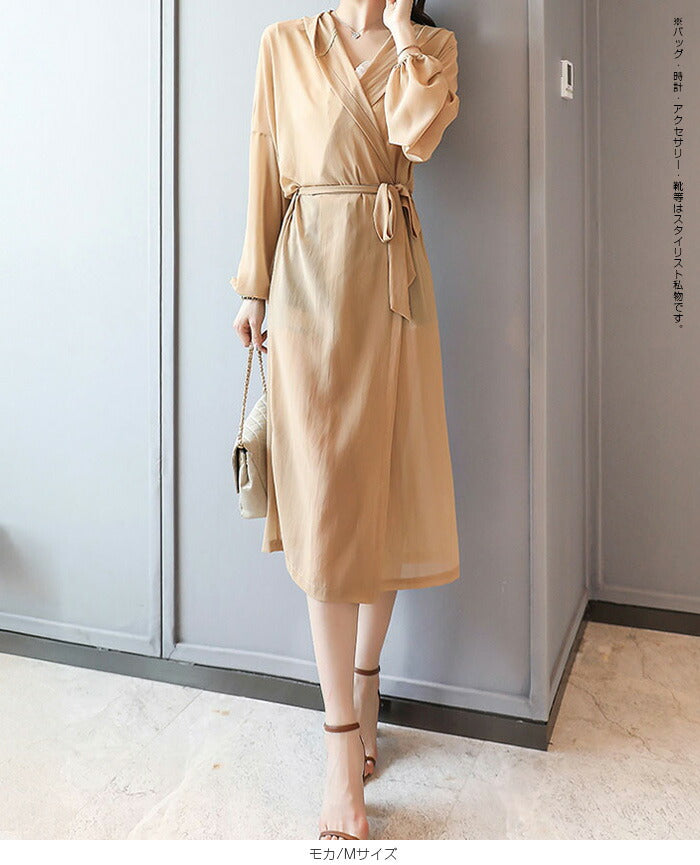 シアーロングカーディガン