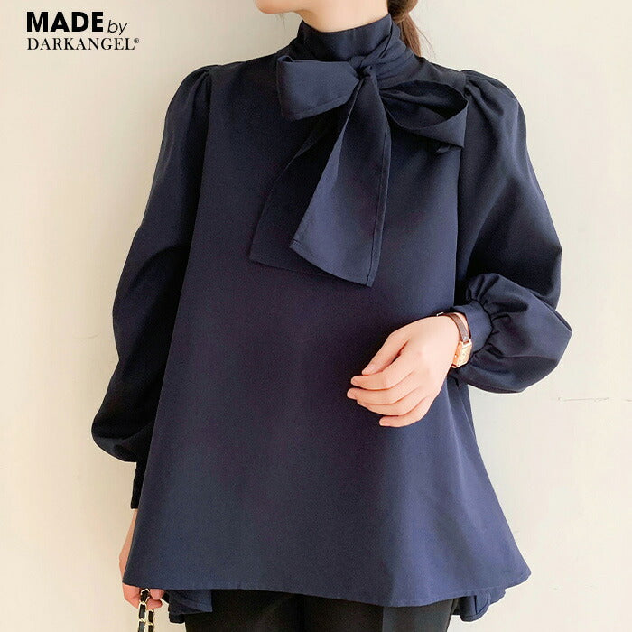 リボンブラウス